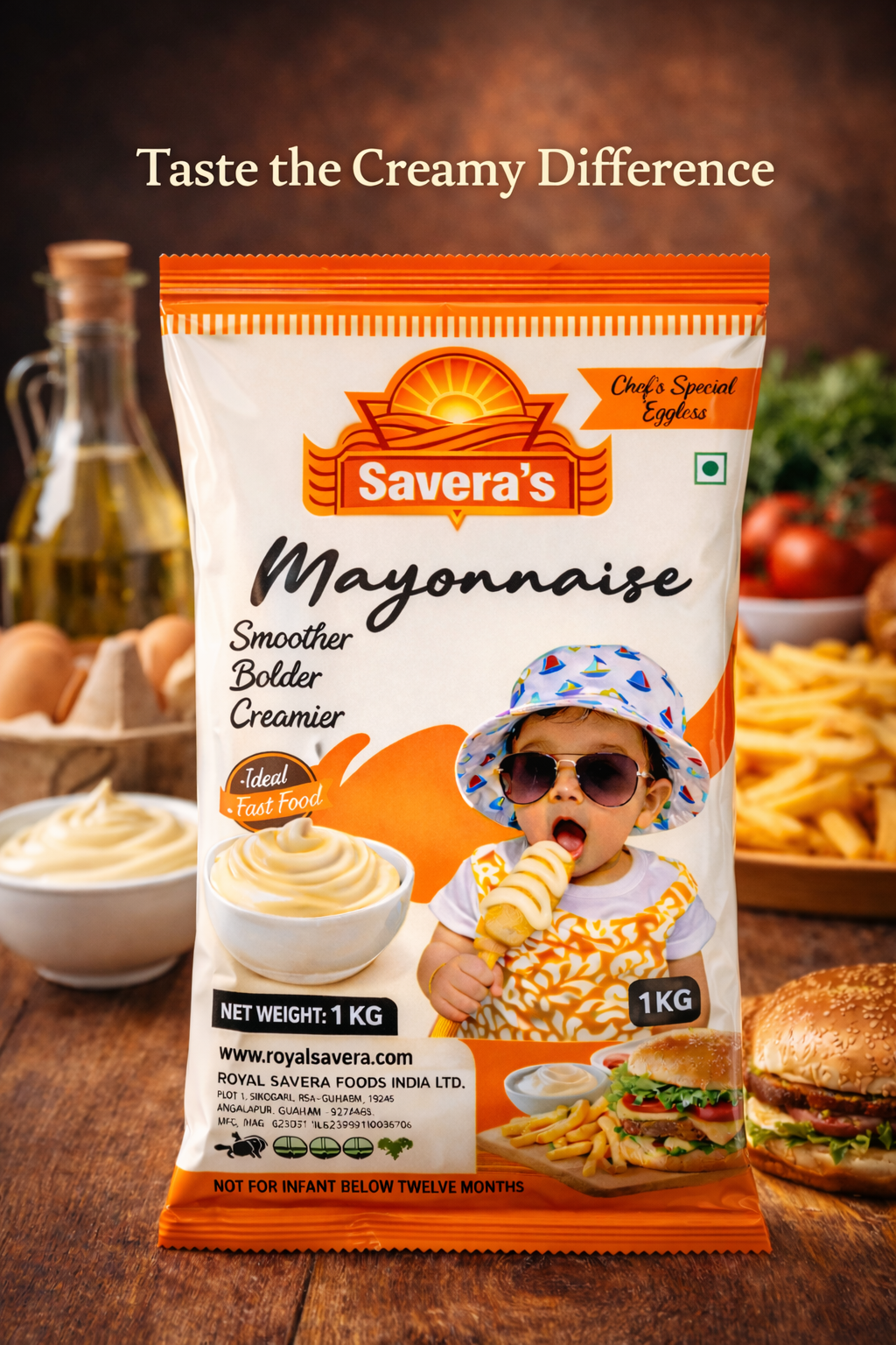 Mayonnaise (Low Fat) 1kg view 4